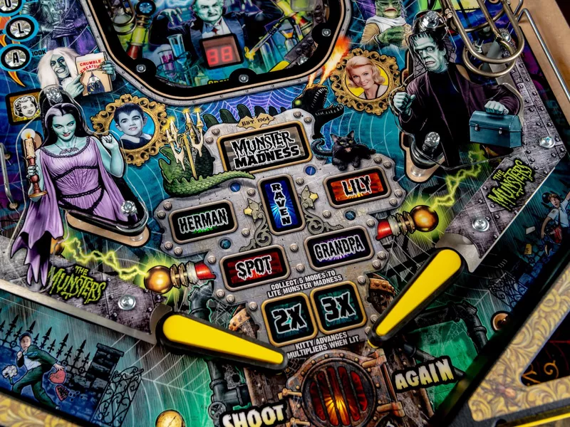 The Munsters Limited Edition pinball machine