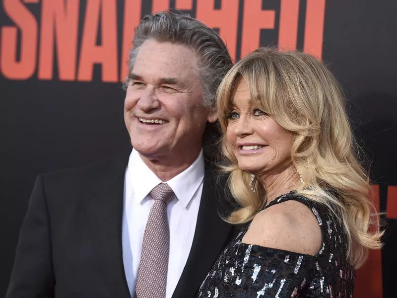 Goldie Hawn and Kurt Russell