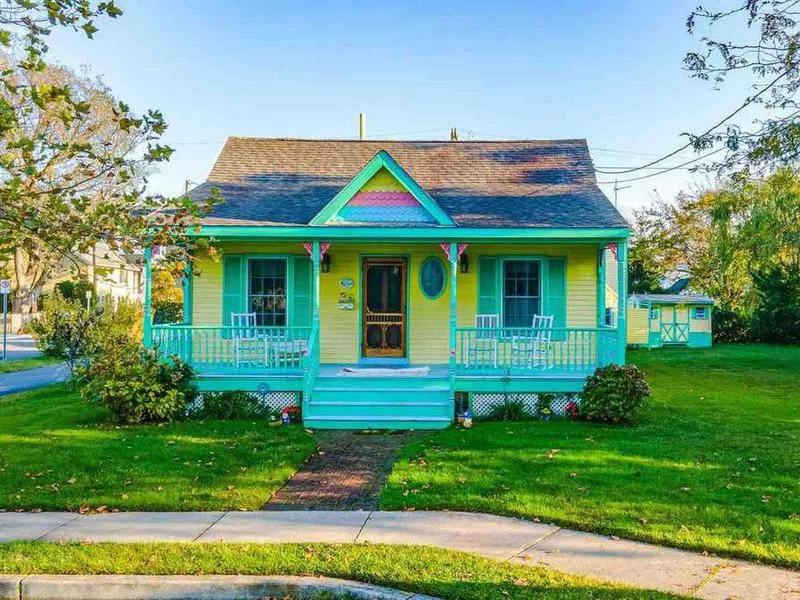 Colorful house in Cape May