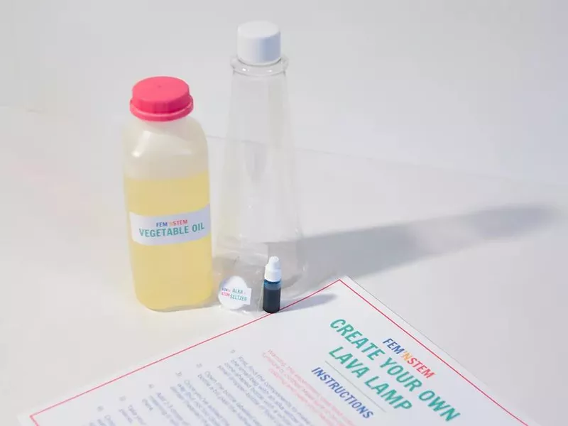 Fem 'n STEM Lava Lamp