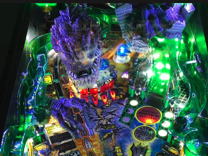 Godzilla pinball machine
