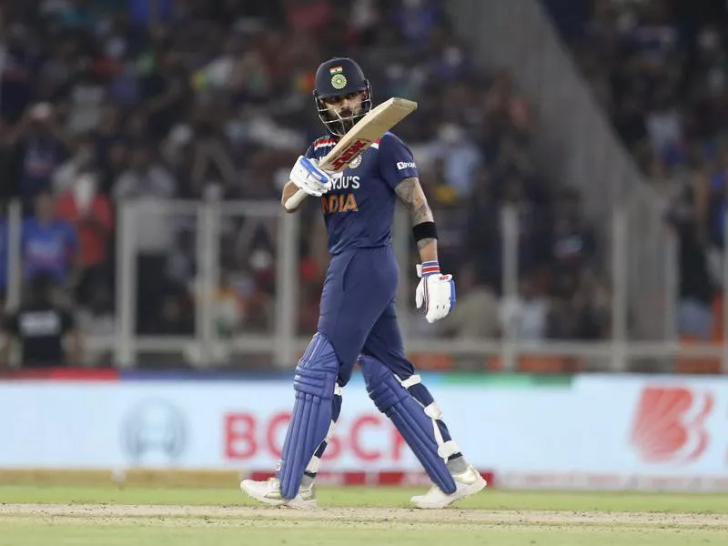 India's captain Virat Kohli celebrates