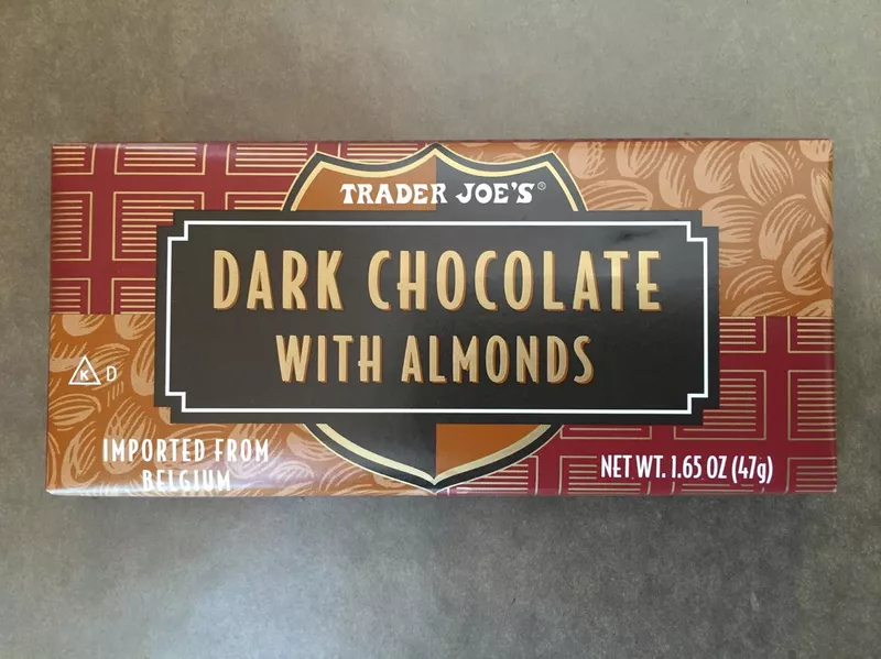 Trader Joe's Dark Chocolate with Almonds Bar