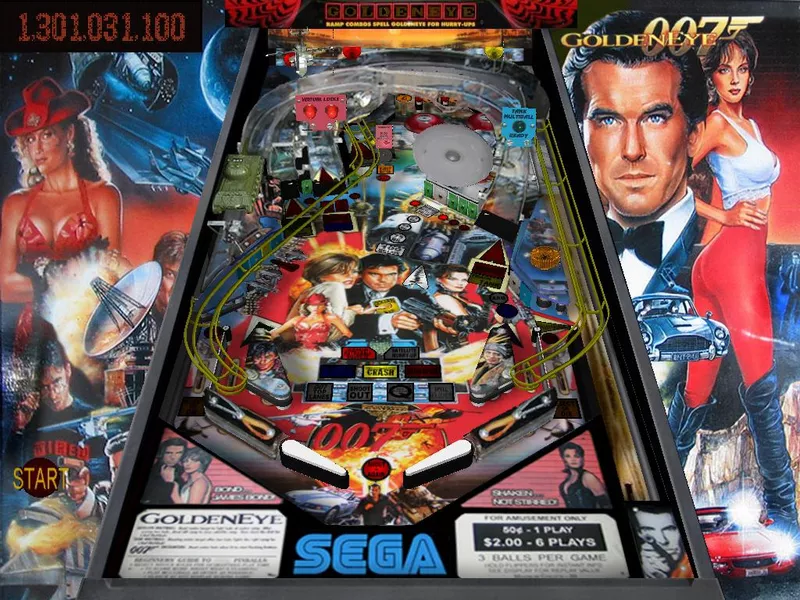 GoldenEye pinball machine