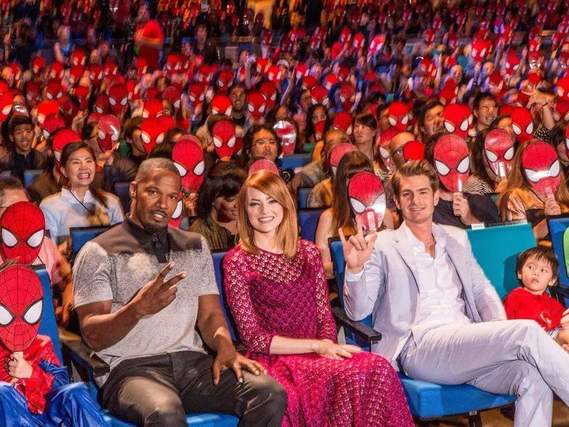 Jamie Foxx, Emma Stone, Andrew Garfield