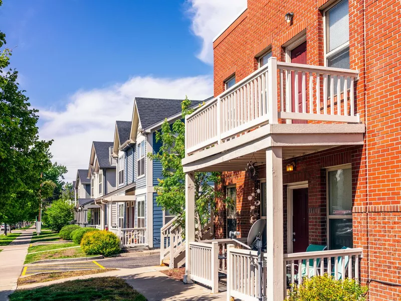 Modern housing in Denver, Colorado