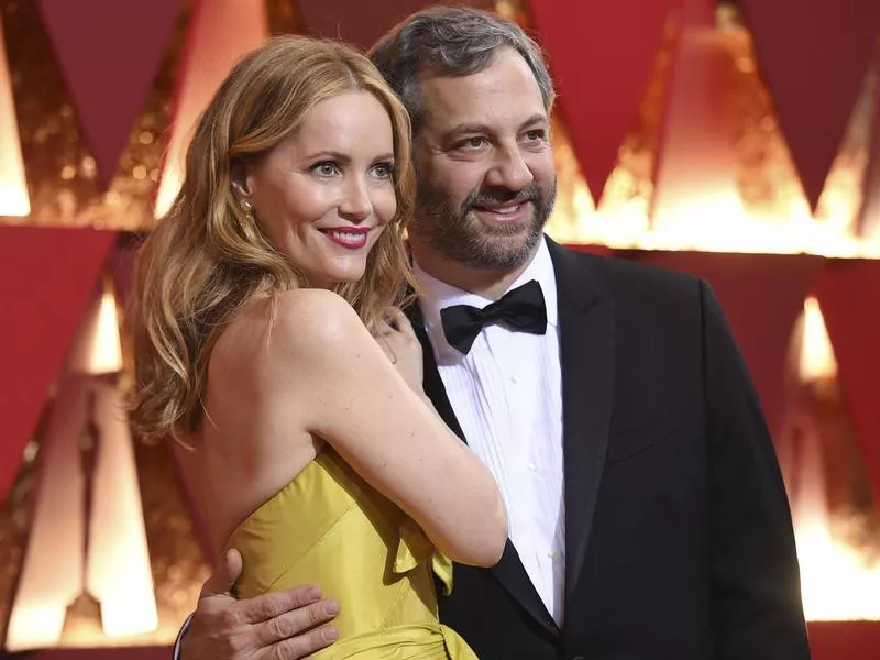 Leslie Mann and Judd Apatow