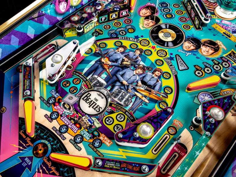 Beatles pinball game