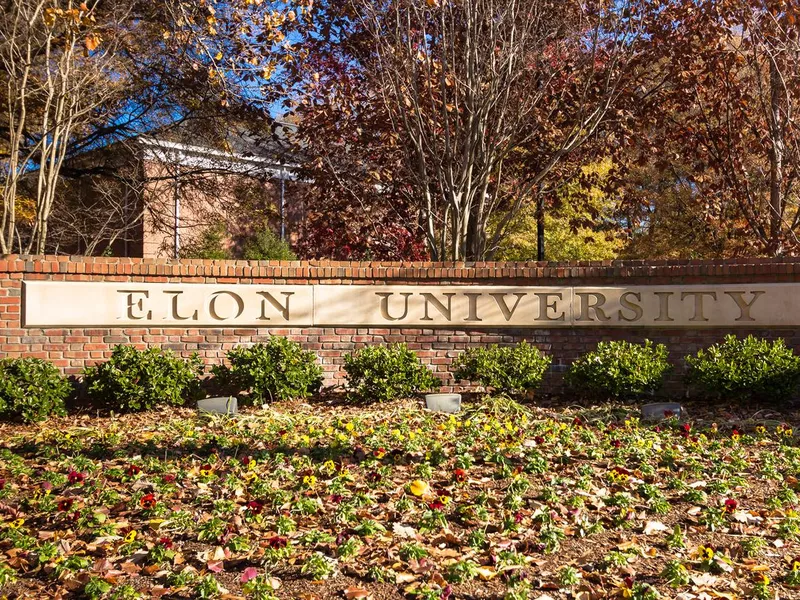 Elon University Sign