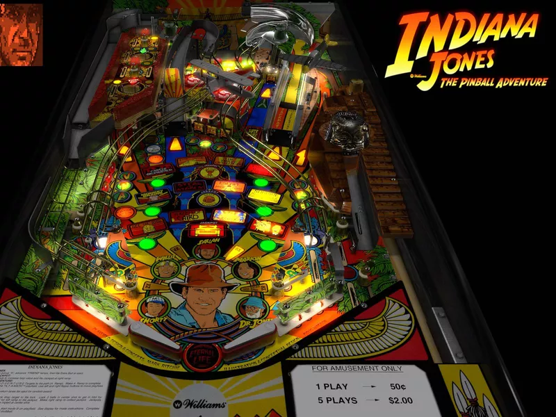 Indiana Jones: The Pinball Adventure pinball machine