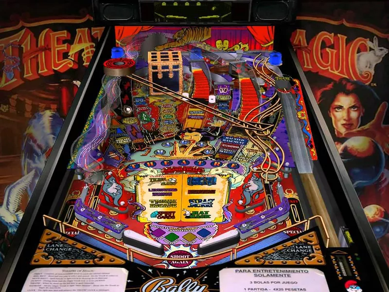 Theater of Magic pinball games
