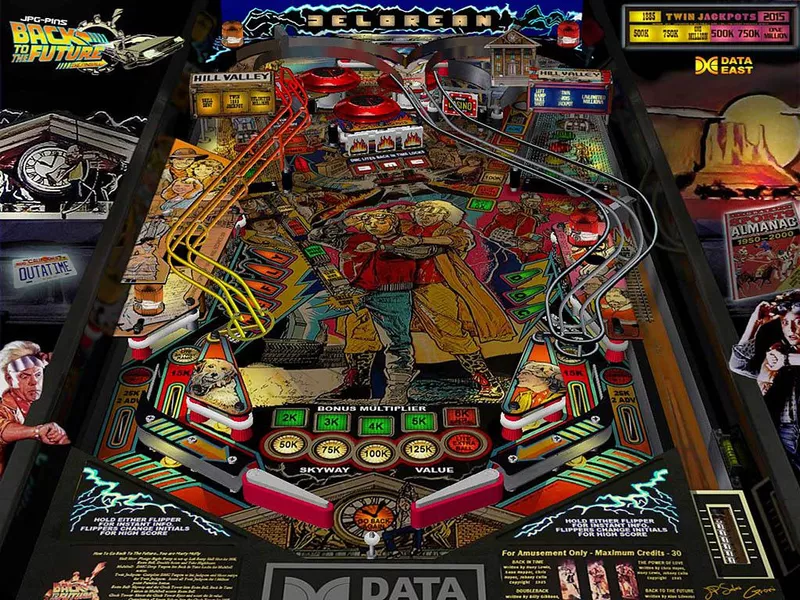 Back to the Future pinball machine
