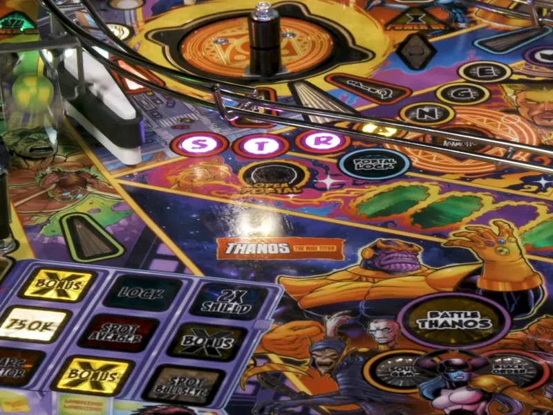 Avenger's Infinity Quest pinball