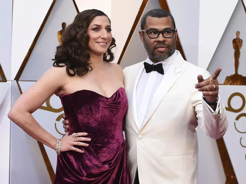 Chelsea Peretti and Jordan Peele